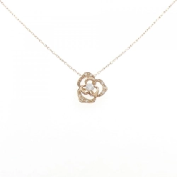 K18PG Vàng hồng Dây chuyền kim cương 0.20CT - Hàng hiệu Chính hãng