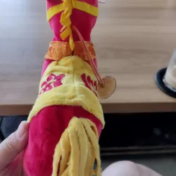 búp bê ngựa nhồi bông phong cách Trung Quốc. Hàng 2hand 996602