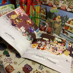 Sách tranh We Wish You a Merry Christmas, Used, 97%, Picture Book For Kids, Quà tặng Mori 357416