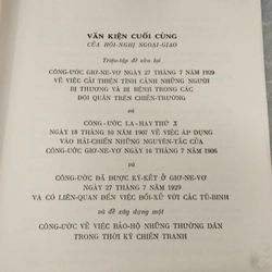 BỐN CÔNG ƯỚC GIƠ - NE - VƠ NGÀY 12 THÁNG 8 NĂM 1949 BẢO HỘ NẠN NHÂN CHIẾN TRANH 276584