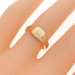 Nhẫn kim cương K18YG - Hàng hiệu Authentic 854560