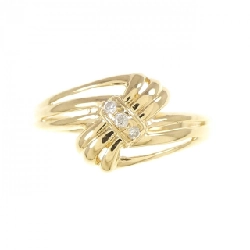 Nhẫn kim cương K18YG 0.03CT 671570