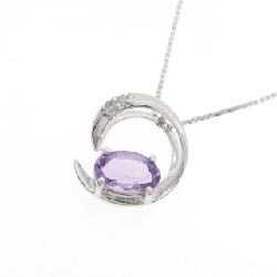 K14WG Đá Amethyst Dây Chuyền - Hàng hiệu Chính hãng 859561