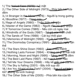 Sidney Sheldon có 15 cuốn  1003091