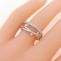 Nhẫn kim cương K18WG 0.50CT 670258