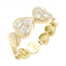 Nhẫn kim cương hình trái tim 750YG 0.30CT