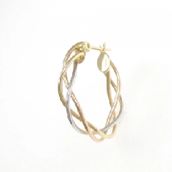 Bông tai ba màu K14 - Hàng hiệu Authentic 869347