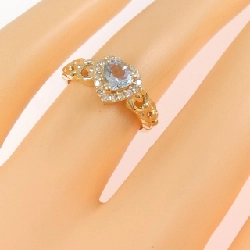 Nhẫn Aquamarine Hình Trái Tim K18YG - Hàng hiệu Chính hãng 852658