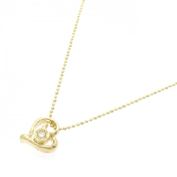 Dây chuyền kim cương hình trái tim K18YG 0.07CT - Hàng hiệu Chính hãng 858040