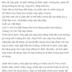 Chân kê máy giặt, tủ lạnh, chân kê chống rung giảm tiếng ồn 932645