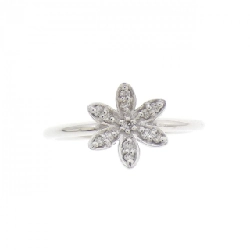 Nhẫn kim cương hoa K18WG 0.07CT - Hàng hiệu Authentic 848523