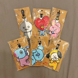 BTS BT21 Thẻ gắn tên vali, cặp sách, túi