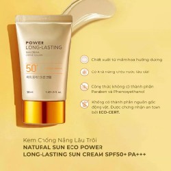 KEM CHỐNG NẮNG THEFACESHOP natural suneco power 50  11262