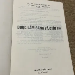 DƯỢC LÂM SÀNG VÀ ĐIỀU TRỊ - SÁCH Y, KHỔ LỚN, 310 TRANG 565373