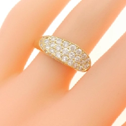 Nhẫn kim cương Pavé K18YG 0.80CT 673355