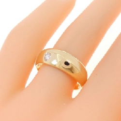 Nhẫn kim cương K18YG 0.12CT 668508