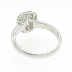 Nhẫn kim cương PT900 1.090CT F SI2 cắt hình Emerald - Hàng hiệu Authentic 874004