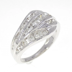 Nhẫn kim cương K18WG 1.25CT