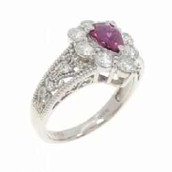 Nhẫn Ruby PT900 0.63CT