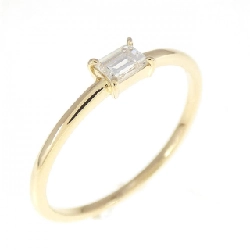 Nhẫn kim cương K18YG 0.15CT - Hàng hiệu Chính hãng