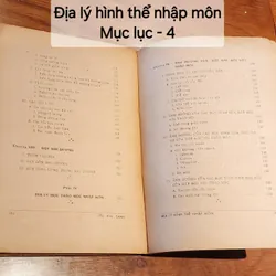 Sách trước 1975 - ĐỊA LÝ HÌNH THỂ NHẬP MÔN 702915