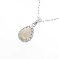 K18WG Opal Necklace 0.41CT - Hàng hiệu Authentic 857095