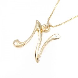 K18YG Chữ cái N Dây chuyền - Hàng hiệu Chính hãng 861794