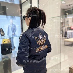 Áo bomber adidas sz S âu mặc được 3 lần, do mình béo lên nên ko vừa 69947