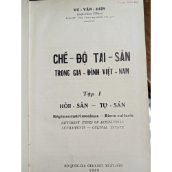 CHẾ ĐỘ TÀI SẢN TRONG GIA ĐÌNH VIỆT NAM - VŨ VĂN HIỀN ( SÁCH ĐỐNG BÌA CÒN BÌA GỐC ) 301170