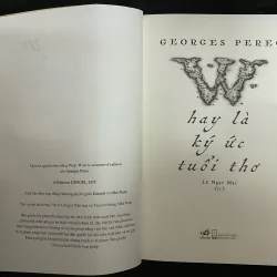 W hay là Ký ức tuổi thơ của nhà văn Pháp Georges Perec.   1030694