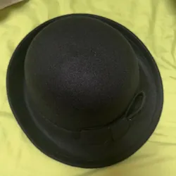 Mũ xô  màu đen kiểu Pháp thanh lịch mũ xô thời trang, mũ fedora kiểu Anh cổ điển. 740141