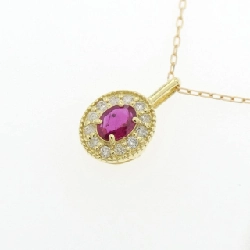 K18YG Nhẫn Ruby 0.11CT - Hàng hiệu Chính hãng 868497