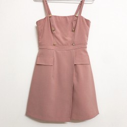 Đầm yếm hồng ruốc size S