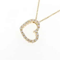 Dây chuyền kim cương hình trái tim 750YG - Hàng hiệu Authentic 860514