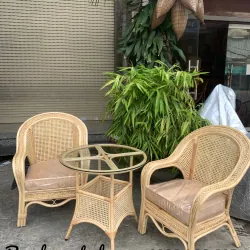 Ghế mây lưng mắt cáo 557102