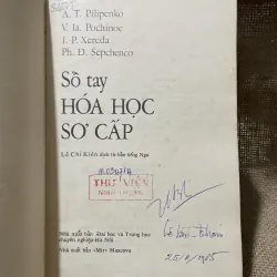 Sổ tay hóa học sơ cấp - A. T. Pilipenko V. Ia. Pochinoc I. P. Xereda Ph. Đ. Sepchenco 799984