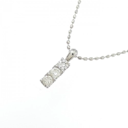 Dây chuyền kim cương ba viên PT900/PT850 0.15CT - Hàng hiệu Chính hãng 861458