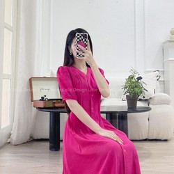 Váy đũi mềm mát, size S, M, có dây cột nơ để chỉnh eo phù hợp, mới 95% 192260