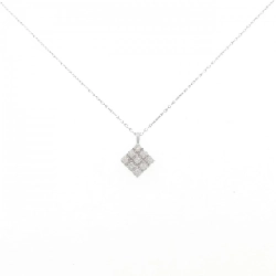 K18WG Dây chuyền kim cương 0.10CT - Hàng hiệu Chính hãng