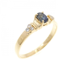 Nhẫn Sapphire K18YG 0.25CT - Hàng hiệu Chính hãng