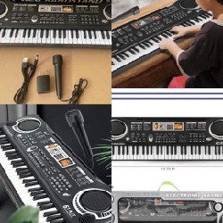 ĐÀN PIANO ĐIỆN TỬ KEY..BOARD KÈM MIC & SẠC CHO BÉ  🎹🎹
