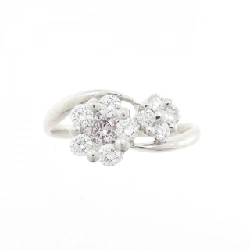 Nhẫn kim cương hồng PT900 hoa 0.102CT - Hàng hiệu Authentic 851638