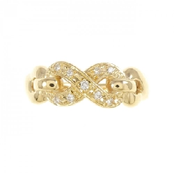 Nhẫn kim cương K18YG 0.05CT 670049