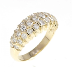 Nhẫn kim cương K18YG 0.98CT