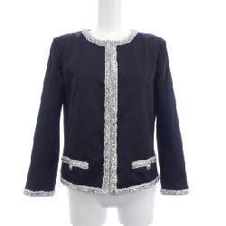 【Mã giảm giá】Áo khoác không cổ CHANEL