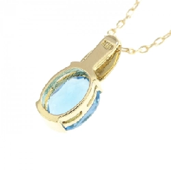 K18YG Blue Topaz Necklace - Hàng hiệu Authentic 863061