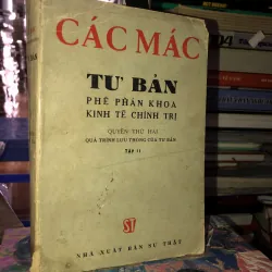Các Mác tư bản-Phê phán khoa kinh tế chính trị quyển 2 Quá trình lưu thông của tư bản ll