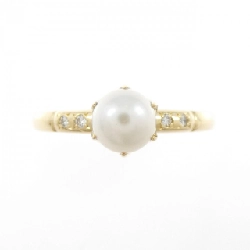 Nhẫn ngọc trai Akoya K18YG 5.3mm - Hàng hiệu Chính hãng 853899