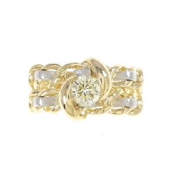 Nhẫn kim cương K18YG/PT900 0.449CT 668438