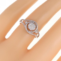 Nhẫn kim cương K18WG 0.40CT 670641